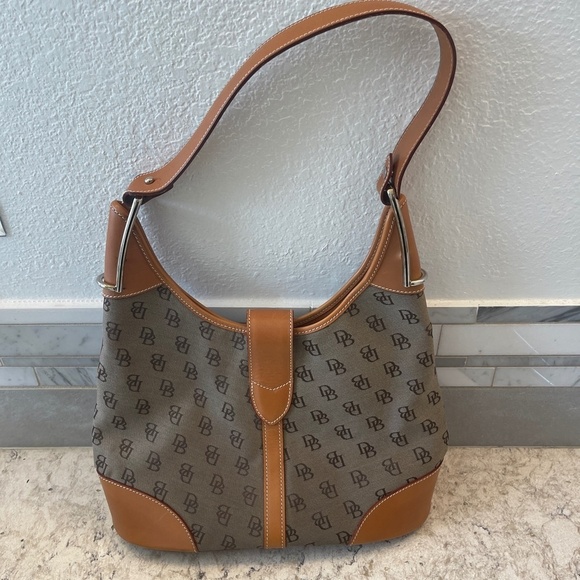 Vintage- Dooney & Bourke Signature DB Handbag‎ - Picture 6 of 11